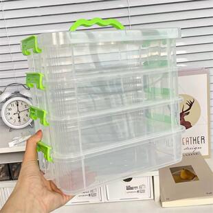 积木收纳盒分类盒子装玩具积木零件分格抽屉储物整理箱桌面收纳盒