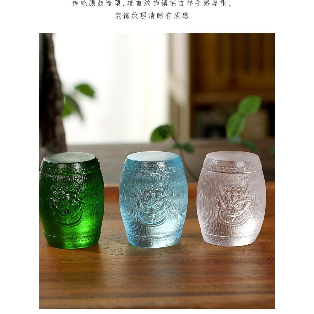 福井玻璃盖套装功夫茶具茶碗盖码头新奇茶道配件茶宠物碟茶杯茶盘