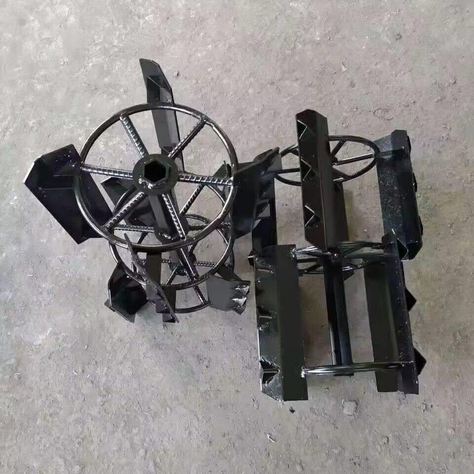微耕机配件加厚水田轮一对防农用大全四驱小金牛微耕机配件轮子犁