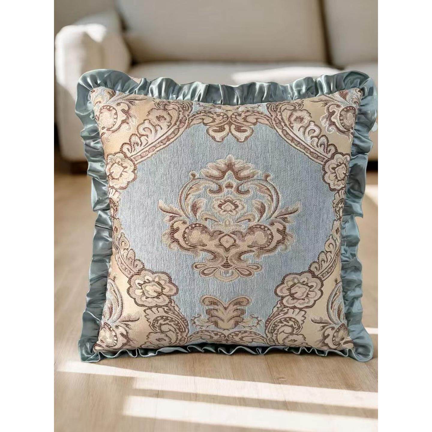 欧式靠垫抱枕套欧美沙发靠背大靠包办公室午睡枕汽车腰枕卧室枕头