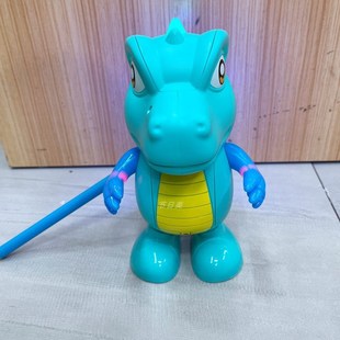 中秋节手提卡通灯笼塑料摇摆行走跳舞恐龙发光儿童电动玩具男孩新