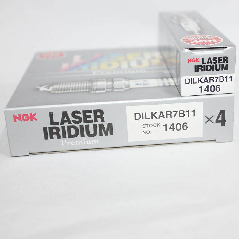 NGK双铱金火花塞DILKAR7B11 1406适用途乐英菲尼迪QX56阿特兹CX-5