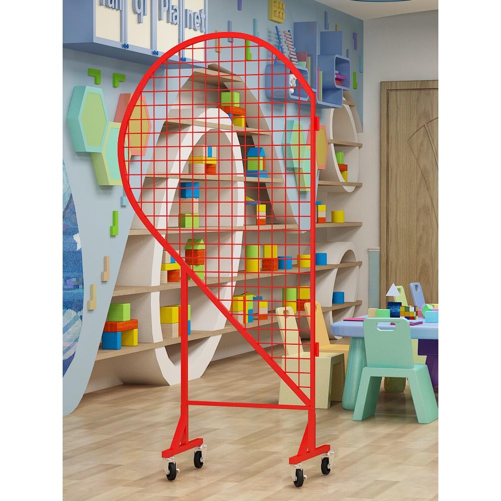 心形立式网格展示架婚庆饰品促销会幼儿园作品商超货架照片R挂架