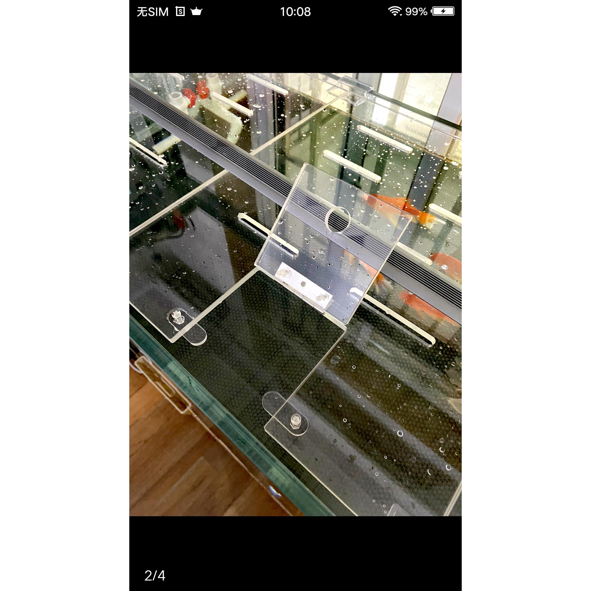 鱼缸盖板盖子上盖顶盖防跳网防跳缸定制乌龟防逃亚克力鱼缸盖防猫
