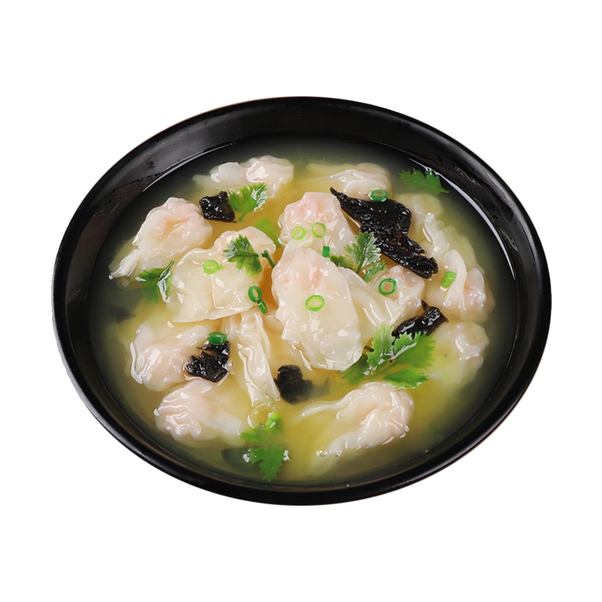 彷真小馄饨肉丸汤福鼎肉片模型食品食物模具样品定制假菜食物道具