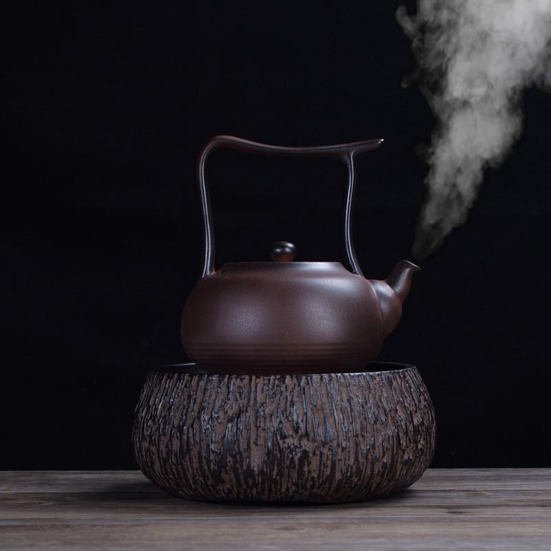 老岩泥黑晶炉泡茶炉智能家用静音陶瓷小型泡泡茶炉铁壶煮水煮茶炉