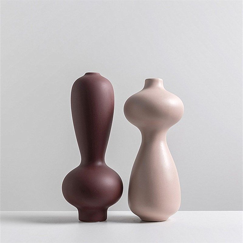 创意葫芦形陶瓷花瓶样板房间插花花器,家居饰品,花瓶,淘宝优惠券,粉丝福利购,淘宝优惠卷