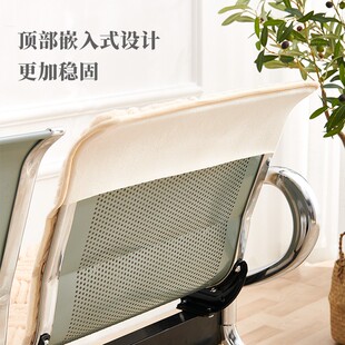 定制毛绒联排公共椅候诊垫椅子套三人连排椅坐垫连体坐椅套长排