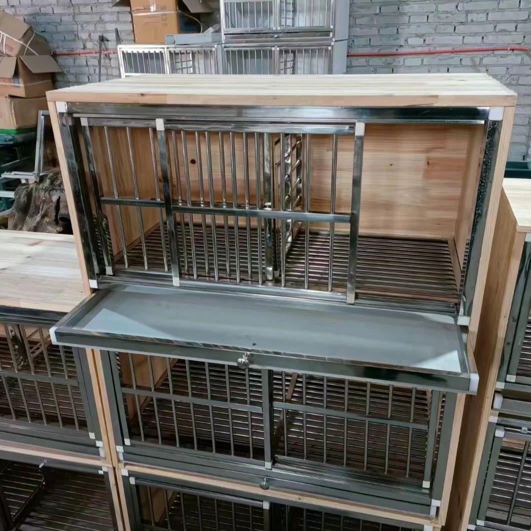 不锈钢实木板鸽子笼养殖笼鸽舍巢箱配对笼鸽具用品专用