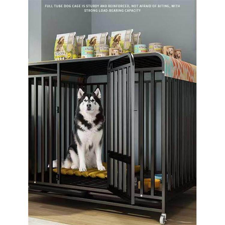 中大型犬狗笼金毛拉布拉多专用加粗加固耐咬带厕所分离宠物笼子
