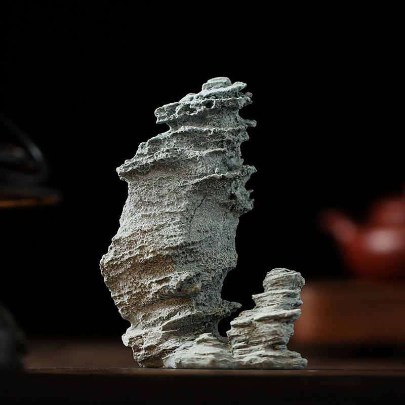 创意假山石水景摆件鱼缸水族造景石头微景观盆景配件园艺空间设计,家居饰品,装饰摆件,淘宝优惠券,粉丝福利购,淘宝优惠卷