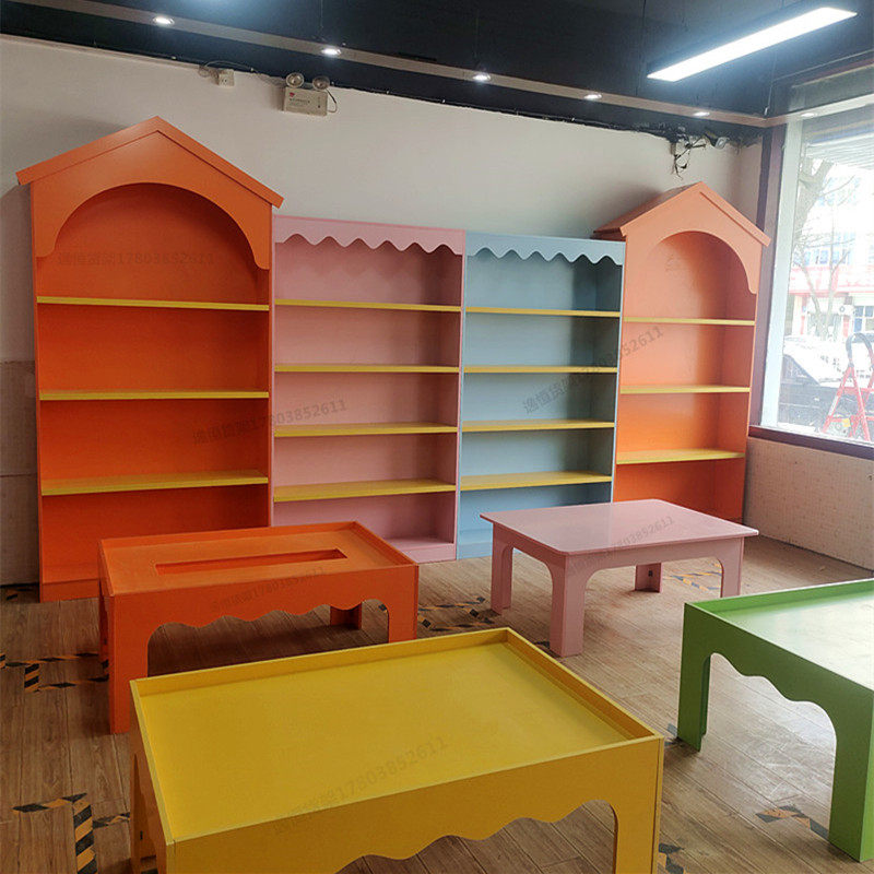 玩具店货架展柜游乐场DIY手工货架展示柜母婴店奶粉货架药店货架