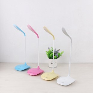 RAMCENT 时尚风LED充电护眼学生宿舍夹子阅读台灯可调光触摸感应