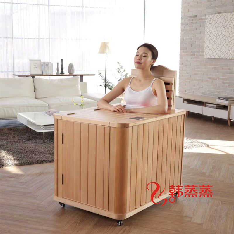 发汗蒸房箱单人桑拿浴箱薰舱迷你家庭用小微型半身舱移动光波房汉