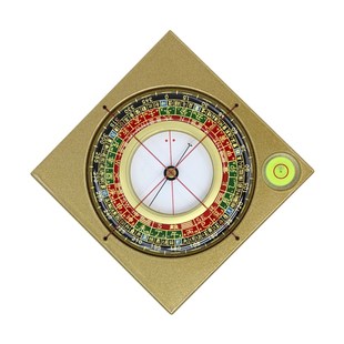 易仙强磁针2寸6无常派玄空罗盘精准蒋大鸿沈公盘金电木盘便携摆件