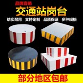 站岗台执勤保安岗台双层圆形方形单层物业小区遮阳伞站台不锈钢