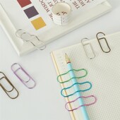 亮彩实用多功能笔插笔夹照片夹资料整理夹创意书签票夹单据夹