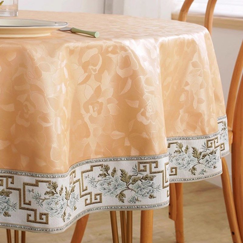 圆形桌布防水防油免洗可擦耐高温家用PU圆餐桌垫酒店台布新款布艺,居家布艺,桌布,淘宝优惠券,粉丝福利购,淘宝优惠卷
