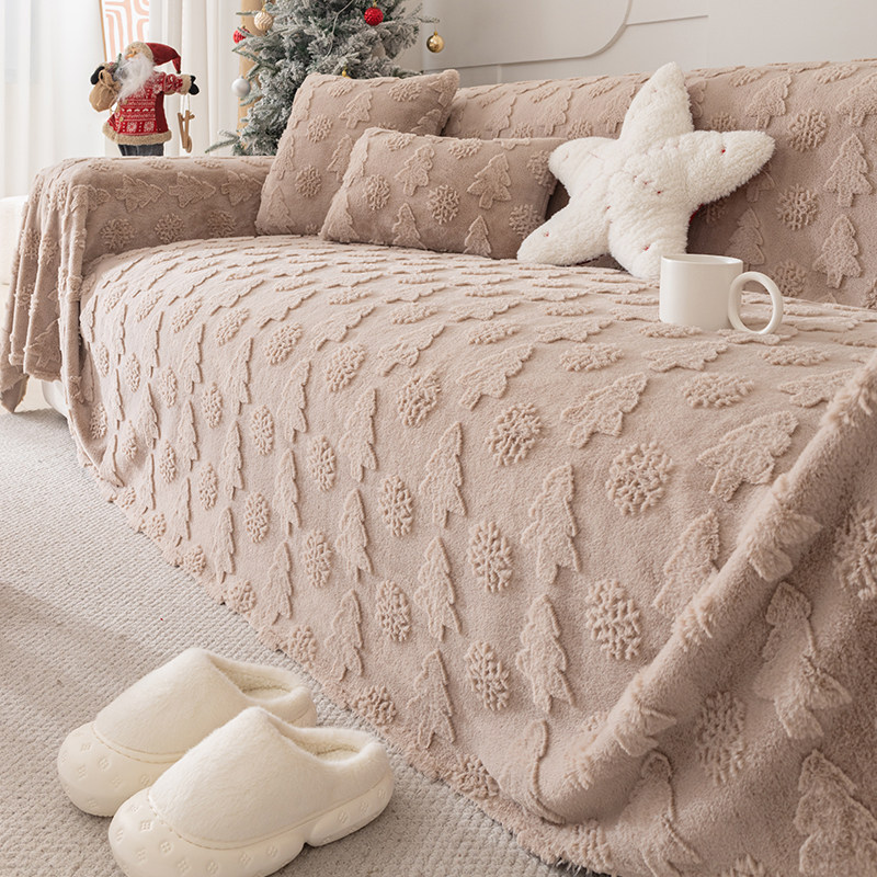 秋冬季沙发巾兔毛绒沙发盖布新款高级感全盖沙发套罩防尘沙发毯,居家布艺,沙发套,淘宝优惠券,粉丝福利购,淘宝优惠卷