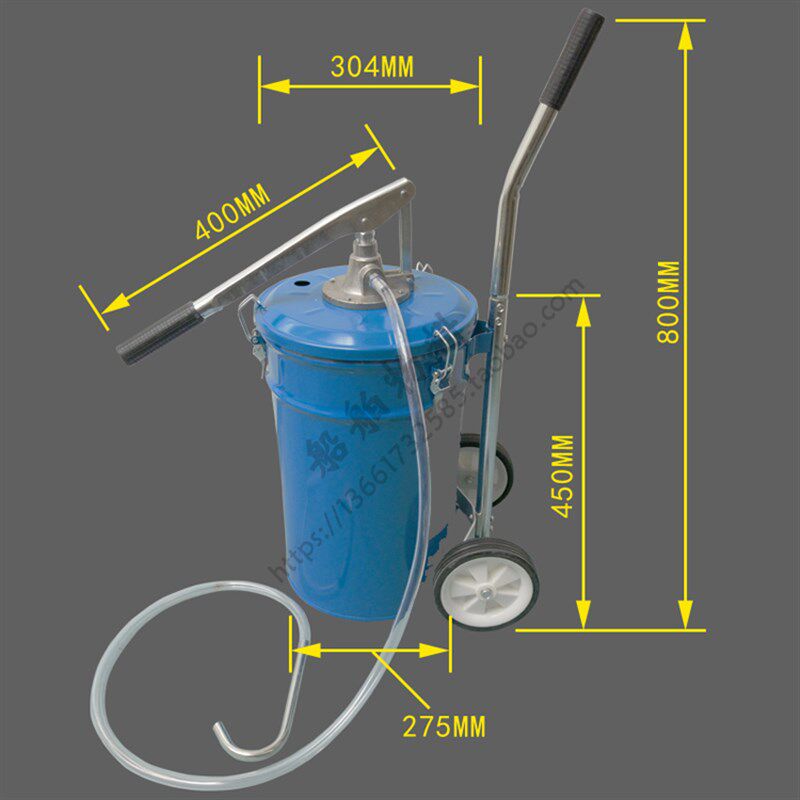 手动机油泵IMPA617536齿轮油加注器加油机20L手压式变速箱注油器