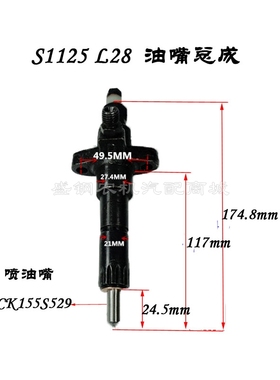单缸柴油机 喷油器总成 常柴195 1100S1105 1110ZS1115喷油嘴配件