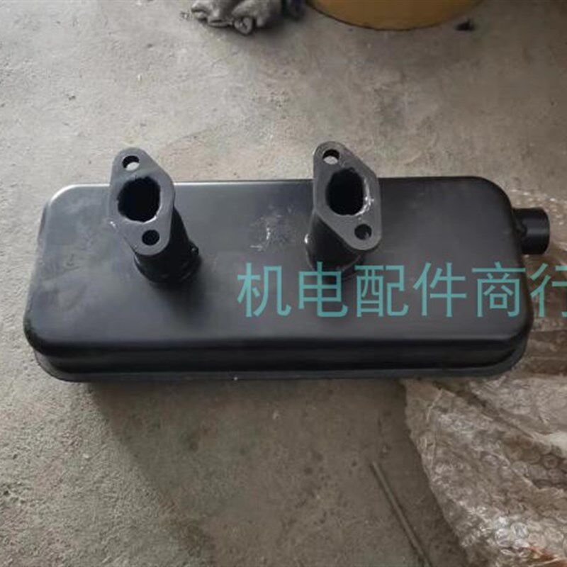 凯马柴油双缸发电机配件KDE12E3三相15千瓦消声器排气管降音器