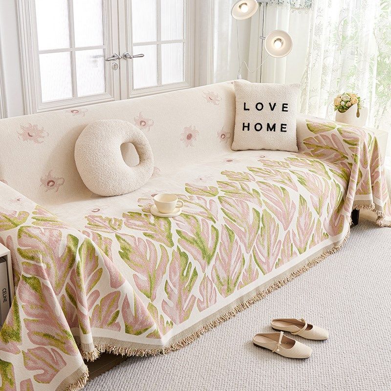 小清新田园沙发盖布2025新款四季通用防猫抓沙发巾一整张全盖坐垫,居家布艺,沙发套,淘宝优惠券,粉丝福利购,淘宝优惠卷