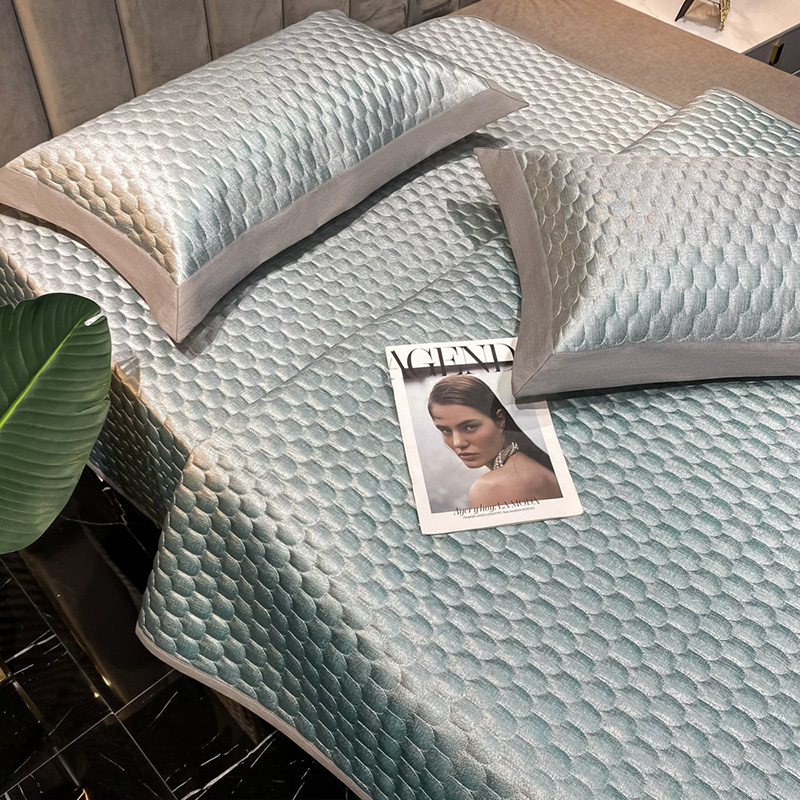 抗菌夏季冰丝乳胶席凉席三件套1.8m床空调软席可水洗床笠150*200,床上用品,乳胶席,淘宝优惠券,粉丝福利购,淘宝优惠卷