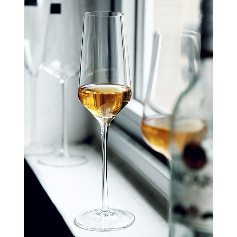 DUVINO水晶玻璃香槟杯礼盒郁金香高脚杯起泡酒杯气泡甜酒杯子