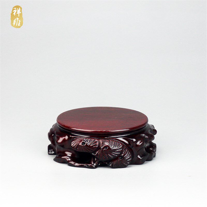 实木根雕圆形底座奇石摆件花瓶花盆木质托架茶壶文玩工艺品木托垫,家居饰品,木雕,淘宝优惠券,粉丝福利购,淘宝优惠卷