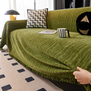 2024新款沙发盖布巾四季通用高级感沙发套罩一整张全盖毯沙发布垫