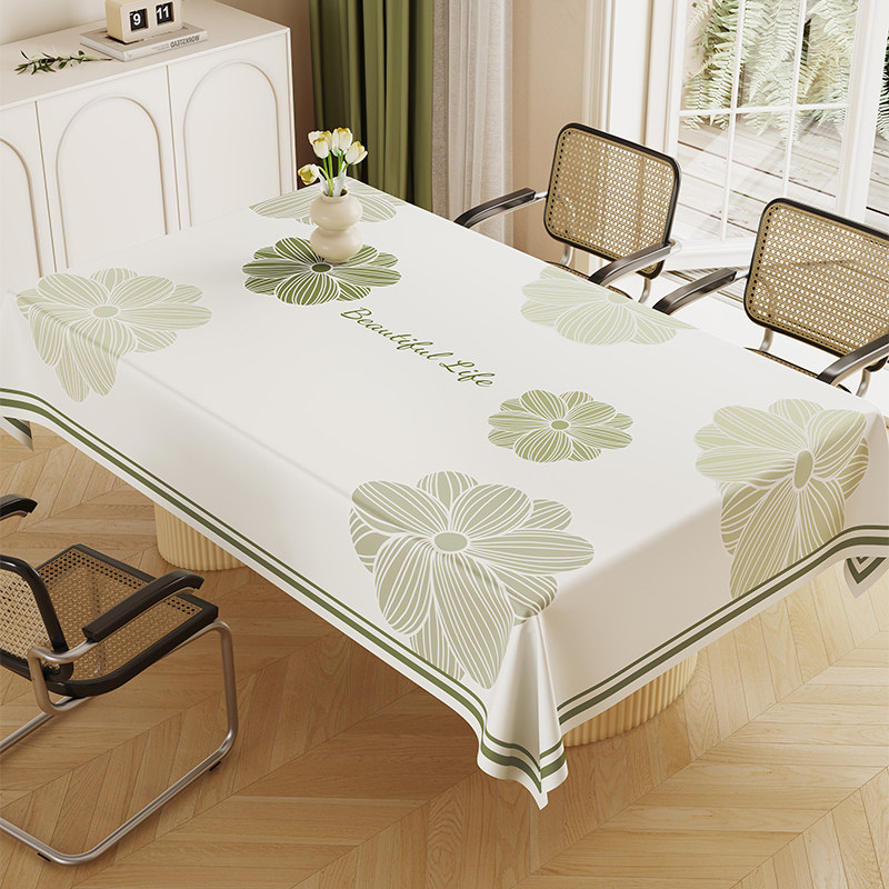 奶油风软布垂感桌布防水防油免洗氛围感餐桌布台布方形茶几桌垫子,居家布艺,桌布,淘宝优惠券,粉丝福利购,淘宝优惠卷