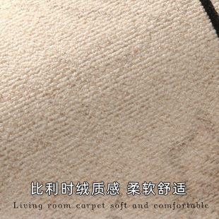 复古圆形客厅地毯沙发卧室床边黑色高级感高端化妆梳妆台椅子地垫