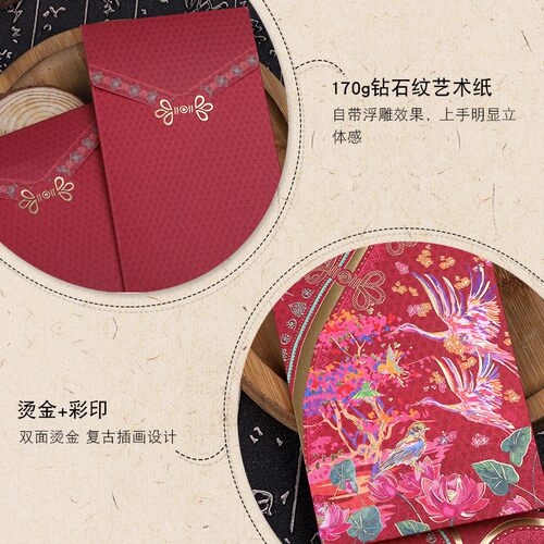 乐顽纸2021结婚红包复古新婚回礼金袋通用婚庆利是封个性创意定制