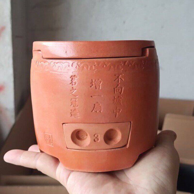 闽西副榜炉炭炉碳炉潮州工夫茶煮茶炉茶具红泥小火炉复古风炉茶器