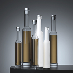 酒瓶白酒果酒一斤装玻璃酒瓶罐密封泡酒瓶分装自酿容器带盖子酒瓶