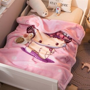 儿童毛毯幼儿园学生被子双层加厚云毯婴儿毯子小孩子秋冬午睡盖毯