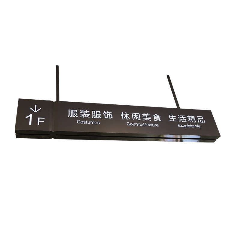 双面发光灯箱停车场地库地铁医院商场护士站吊牌发光指示导视牌