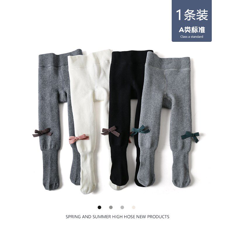 女童打底裤加绒保暖裤袜儿童连裤袜冬季女宝宝加厚打底裤外穿秋冬