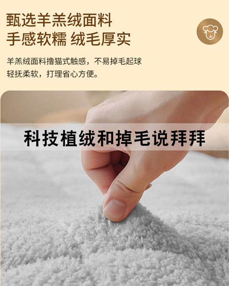 羊羔绒床垫软垫家用褥子加绒垫被床褥冬季加厚海绵垫冬天保暖垫褥