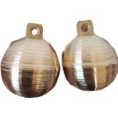 牛羊用铃铛中大型犬纯黄铜地球形状圆铃铛超响大狗加厚铃铛猎犬