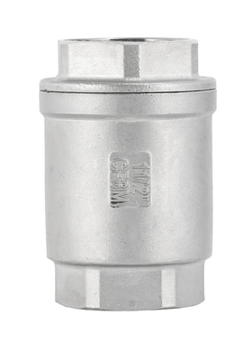 H12W 201 304不锈钢立式止回阀 丝扣单向阀DN15 20 25 32 40 50