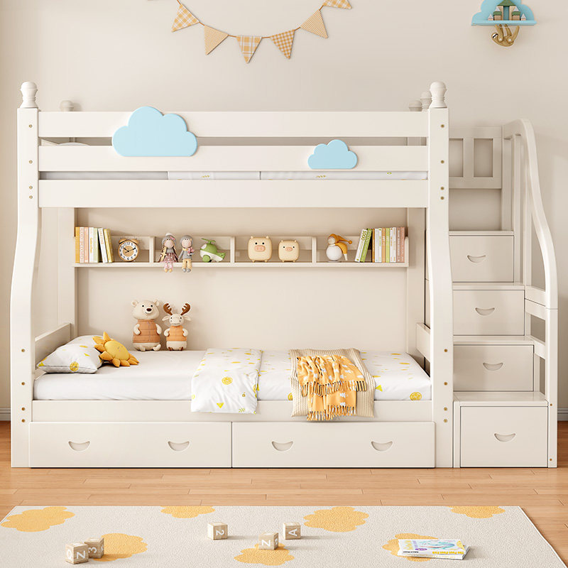 上下床双层床全实木高低床大人多功能小户型儿童上下铺子母床A5,住宅家具,高低/子母床,淘宝优惠券,粉丝福利购,淘宝优惠卷