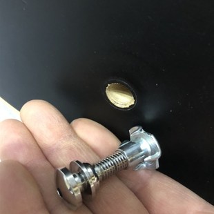 电箱吉他12毫米拾音器尾孔用金属背带钉