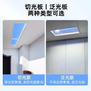 豪盟超薄天空灯自然光模拟天窗灯蓝天灯仿阳光第三代嵌入式晴空灯