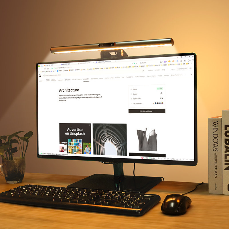 屏幕挂灯屏幕灯显示器挂灯曲面显示屏补光灯电脑背光灯氛围灯护眼,家装灯饰光源,屏幕灯,淘宝优惠券,粉丝福利购,淘宝优惠卷