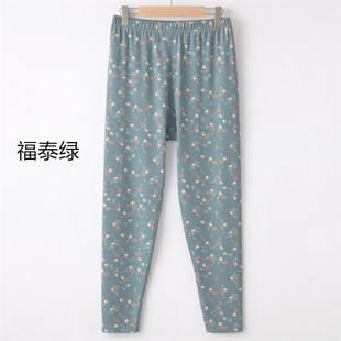 胖妈妈衬裤 大码 加肥加大棉毛裤 高腰宽松保暖线裤 中老年人女士秋裤