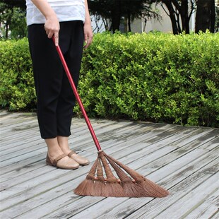 天然棕榈笤帚家用软毛无静电扫把木地板瓷砖清洁神器棕扫帚刷单个