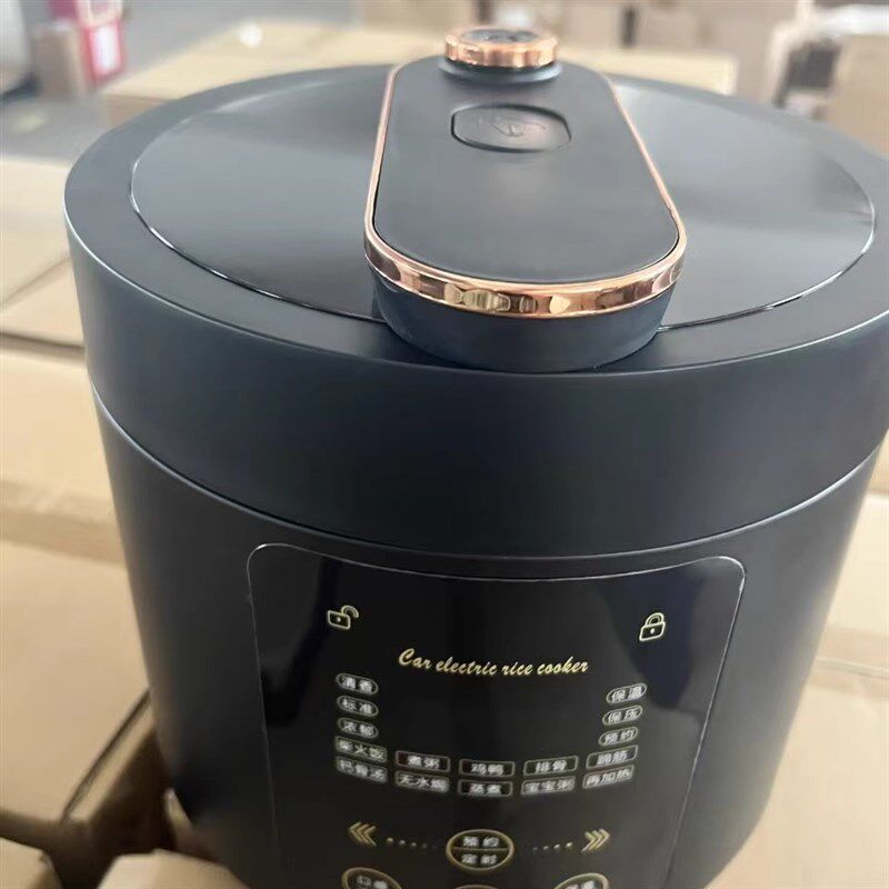 车载电压力锅12v24v通用2L高压锅12v小车自驾游大货车高原用1-3人