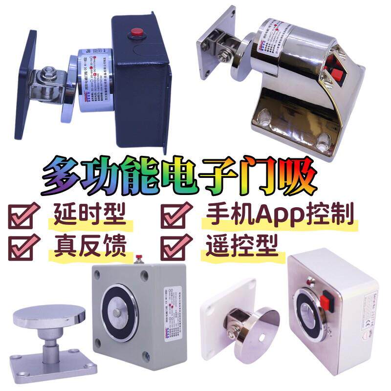 出租屋延时自动门吸 公寓大门定时磁力锁 延时自动关门闭门器磁吸